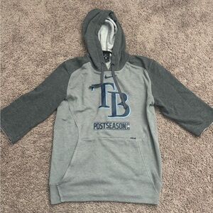 Nike Tampa Bay Rays Gray Hooded Sweatshirt